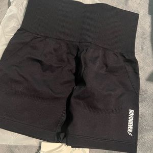 DYE Black Scrunch Seamless Shorts
